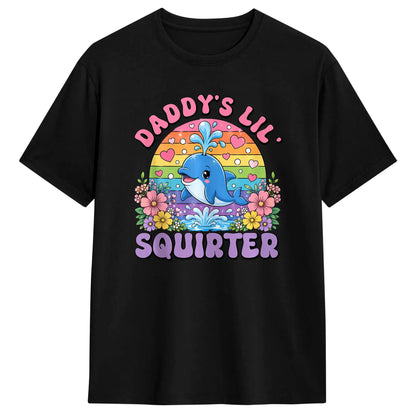 Funny Whale Graphic Cotton T-Shirt