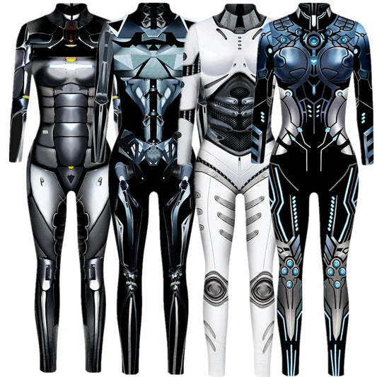 Robot Jumpsuit Catsuit Costumes