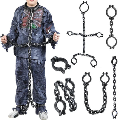 Halloween Plastic Link Chains Horror Prop Decoration
