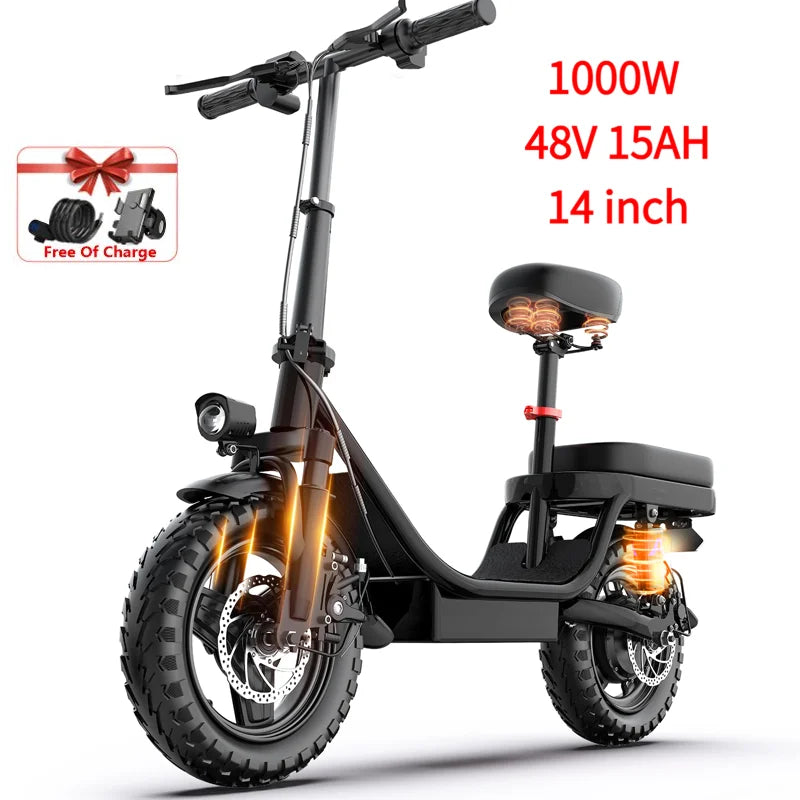 14-26inch 1000w Electric Bicycle