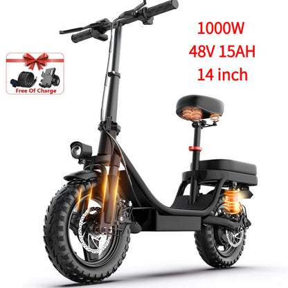 14-26inch 1000w Electric Bicycle