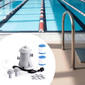 1SET Pool Filter 330 GPH Paddling Pool Electric Water Pump