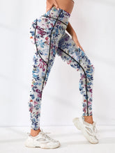 Printed High Waistband Leggings with Pockets