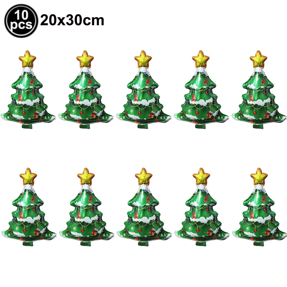 Standing Santa Claus Christmas Foil Balloon Decoration