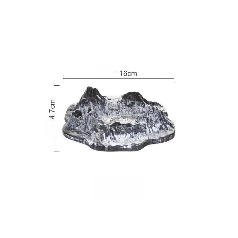 Glass Glacier Crystal Ashtray