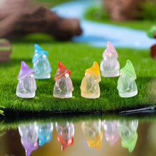10pcs Mini Resin Gnomes Statues Ornaments