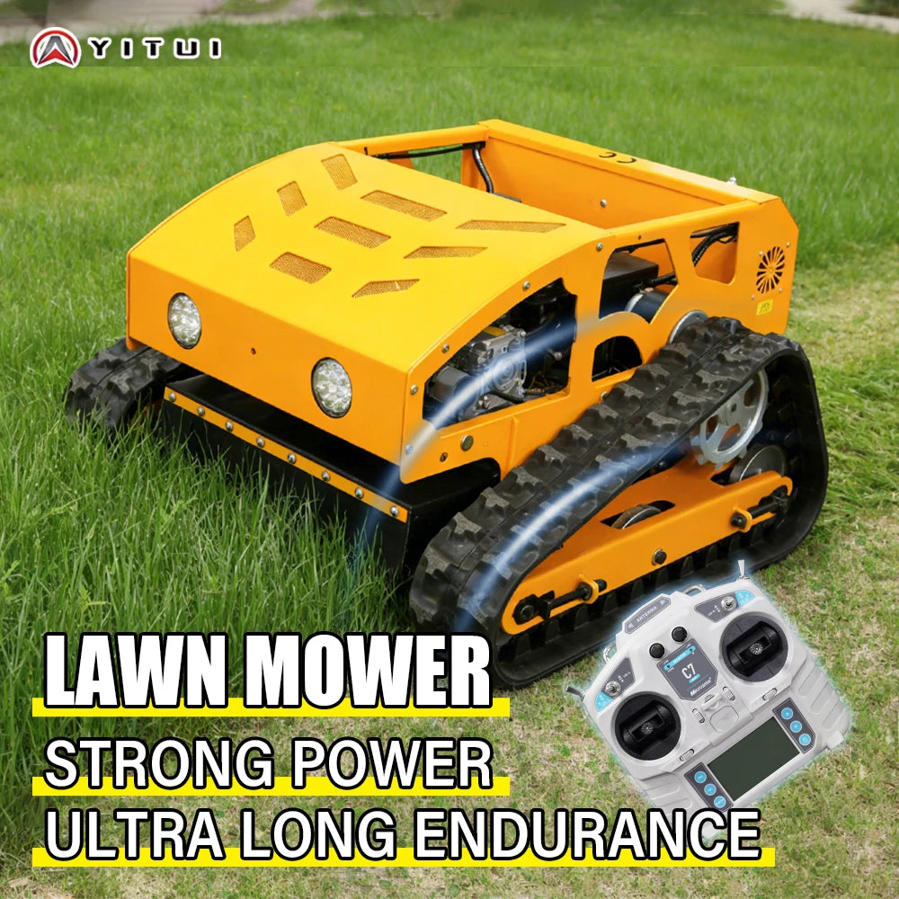 550mm Cutting Width Crawler Remote Control Lawn Mower Self-Propelled