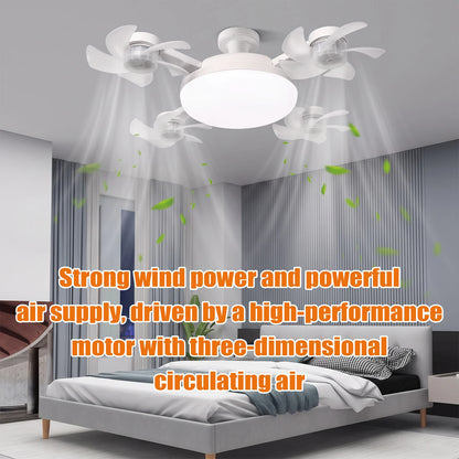 Modern Socket Ceiling Fan Light with Remote