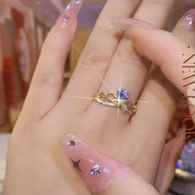 Adjustable Weave Zircon Ring