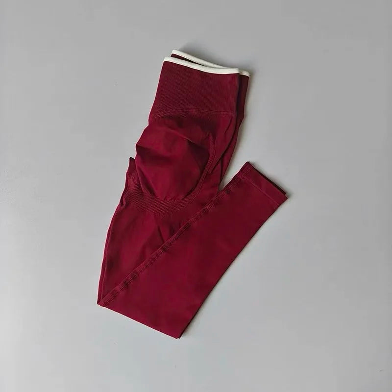 High-Waist Seamless Active Leggings