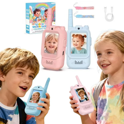 Kids Rechargeable Video Walkie Talkies (2-Pack)