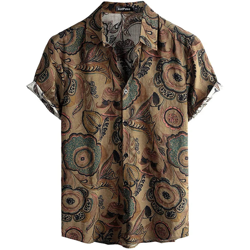 Hawaiian 3D Full Floral Print Short