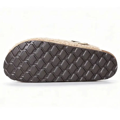 Evshine Winter Women’s Furry Cork Clogs