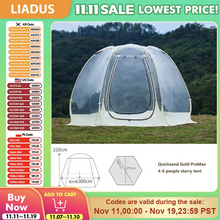 Transparent Dome Tent for 4-8 People Mushroom Shaped
