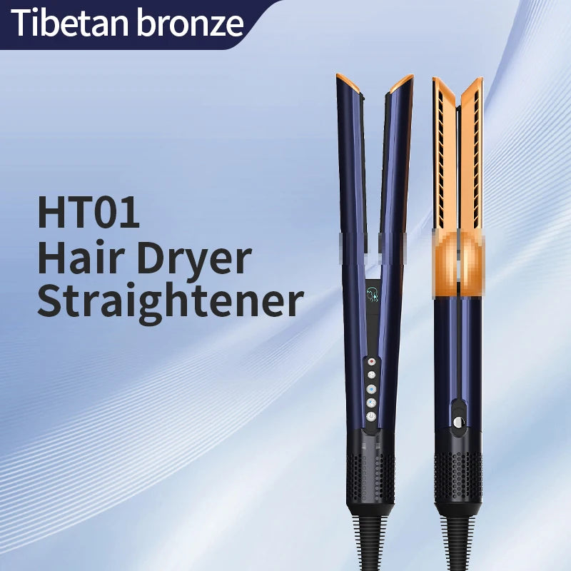 2-in-1 Hair Straightener and Dryer Combo