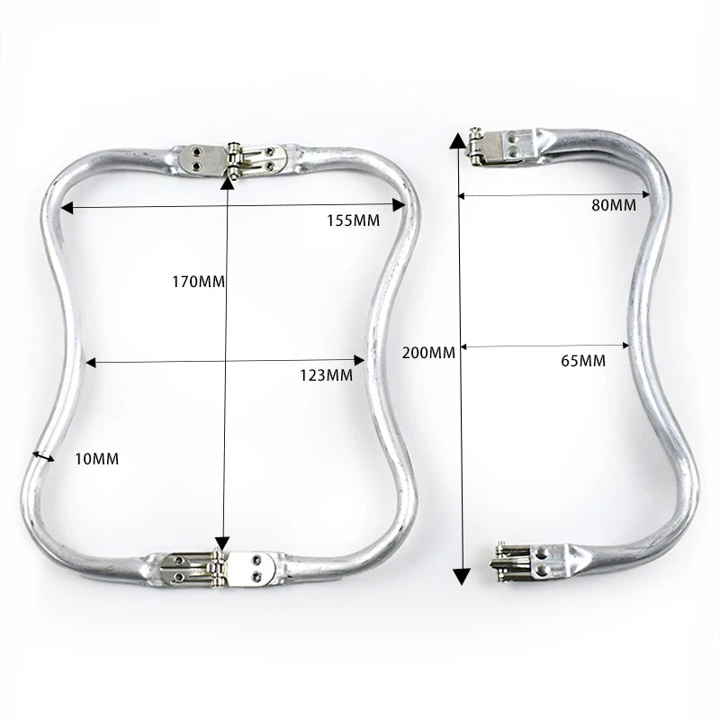 Metal Kiss Clasp Purse Frame & DIY Bag Handle Hardware