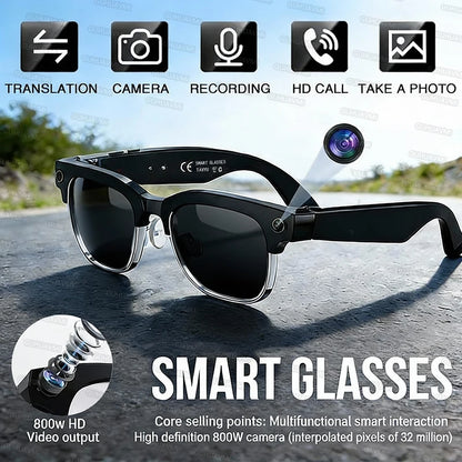 800W Pixel Camera Smart Glasses