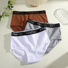 Finetoo 3Pcs Cotton Briefs