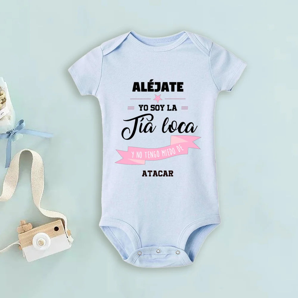 My Uncle Loves Me Very Much Print Baby Bodysuit