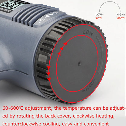 2000W Variable Temperature Electric Heat Gun Set