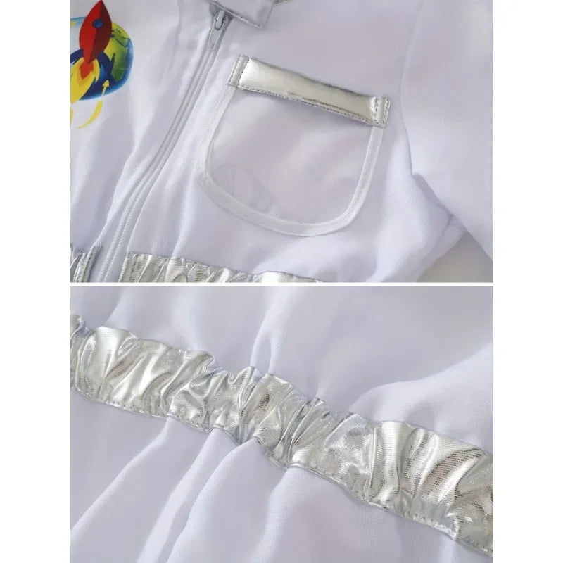 Kids Astronaut Costume Set with Helmet & Gloves