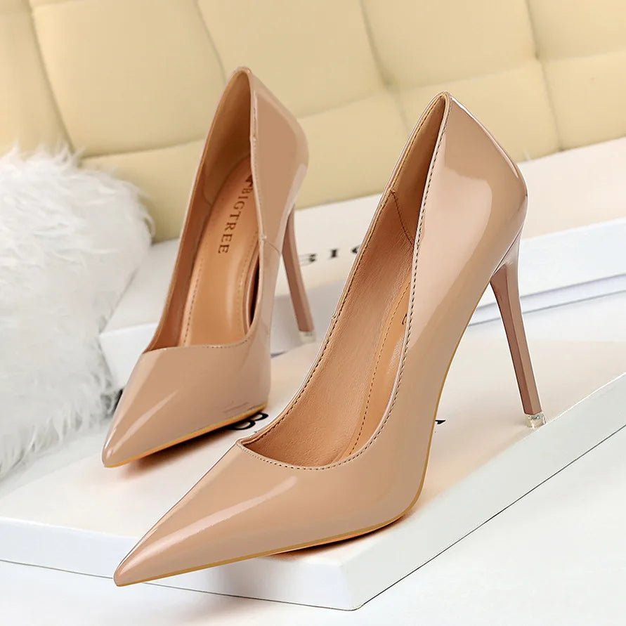 Women's Pointed Toe Super High Heel Stiletto Pumps