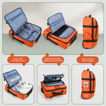 17" Carry On Lightweight Resistant Suitcase with Wheels