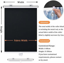 Cordless Retractable Roller Shades No Drilling Blackout