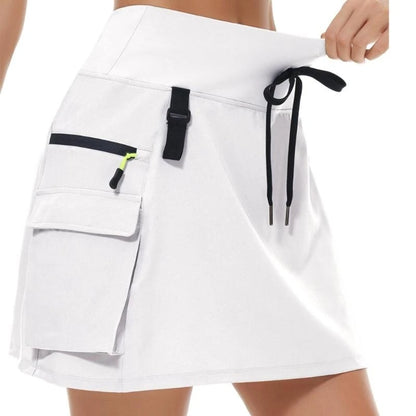 Women's High-Waisted Athletic Cargo Skort