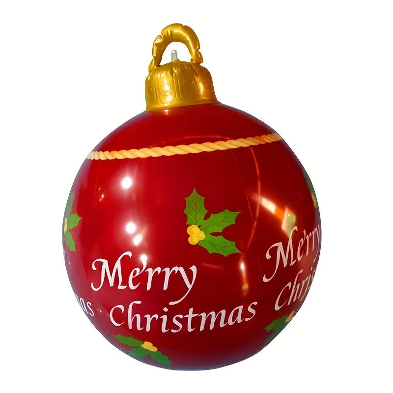 60cm Giant Outdoor Inflatable Christmas Ball Ornament
