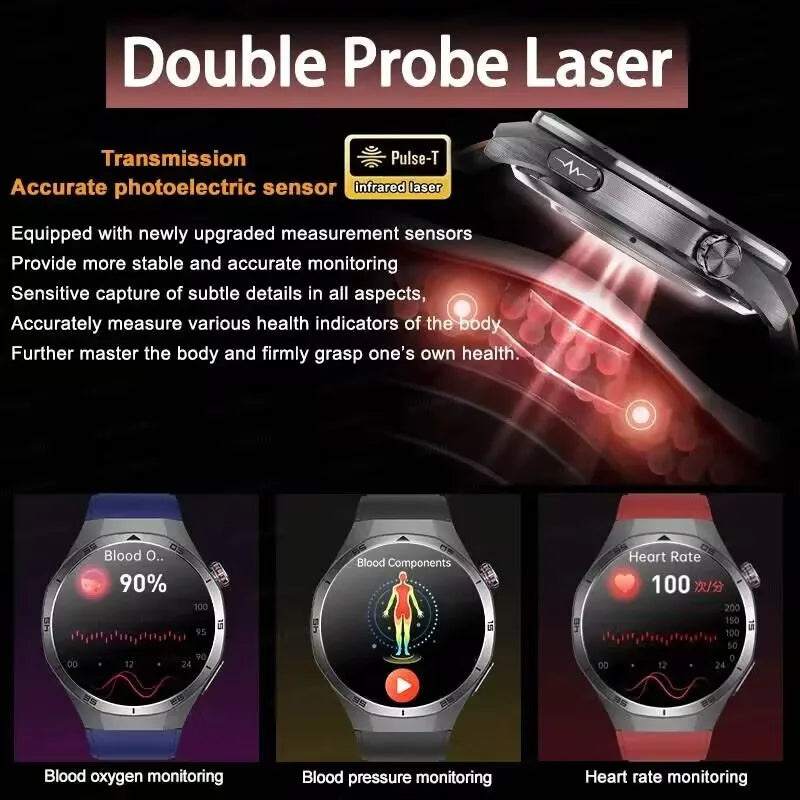 ECG+PPG Smart Watch - Advanced Health Monitor with HD Wireless Calling