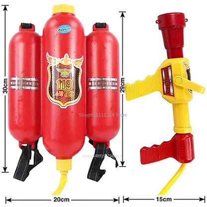 Kids Firefighter Cosplay Costume & Toy Accessories Set