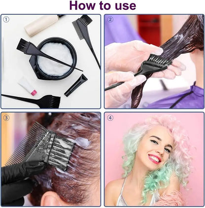 4pc Hair Coloring Kit