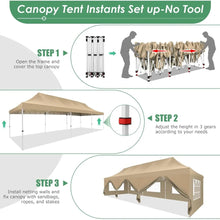 10x30 Pop Up Canopy with 8 Sidewalls