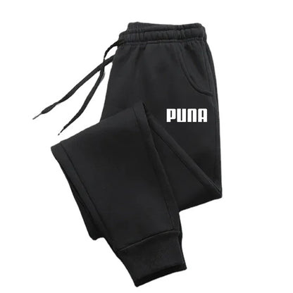 Men's Graphic Fleece Athletic Jogger Sweatpants