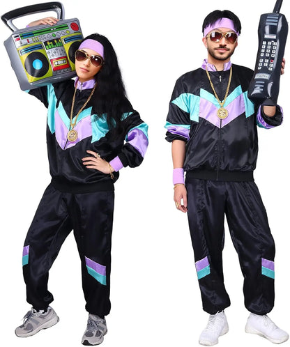 Retro 80s/90s Tracksuit Costume Set