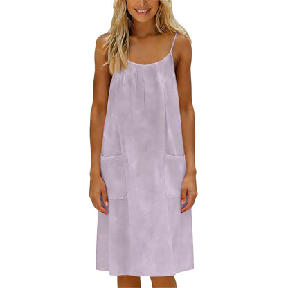 Women's  Breathable Backless Dress