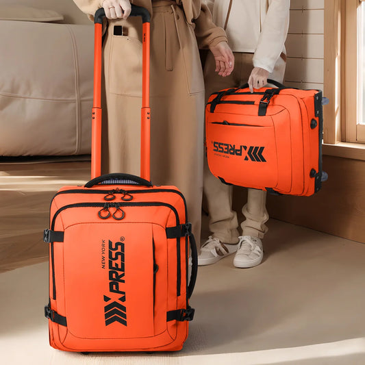 17" Carry On Lightweight Resistant Suitcase with Wheels