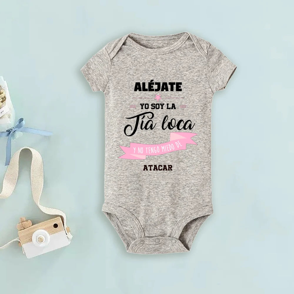 My Uncle Loves Me Very Much Print Baby Bodysuit