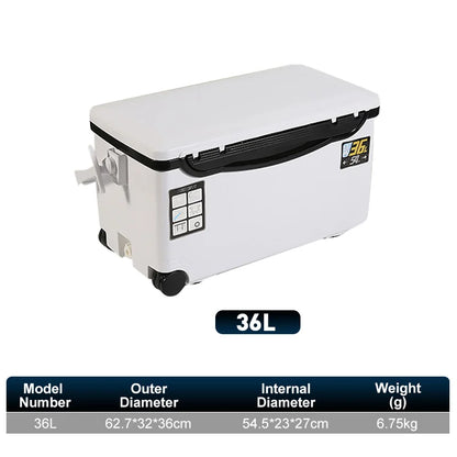 Portable Insulated Fishing Cooler & Tackle Box