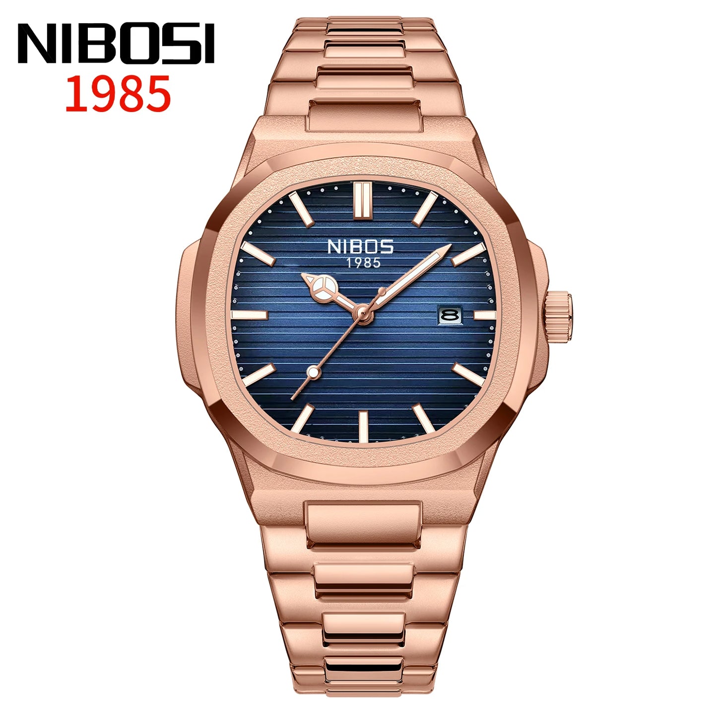 NIBOSI Stainless Steel Quartz Watch