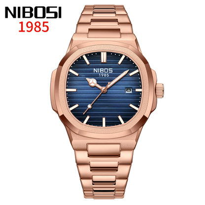 NIBOSI Stainless Steel Quartz Watch