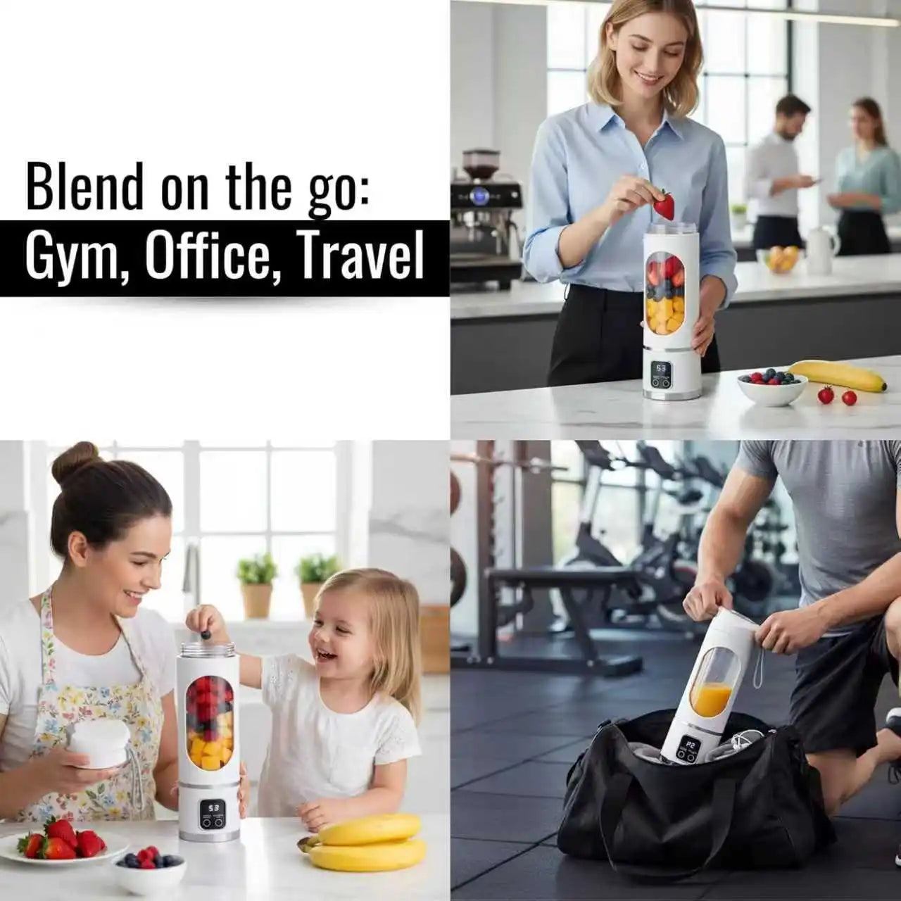Portable Handheld Juicer & Blender