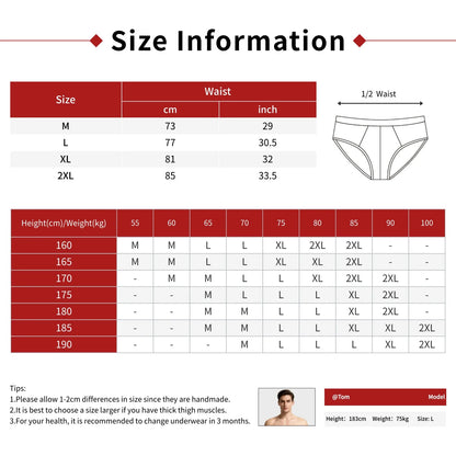 3pcs Low-Waist Briefs