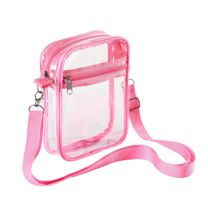 Clear Stadium Approved Shoulder Bag Bag With Front Pocket