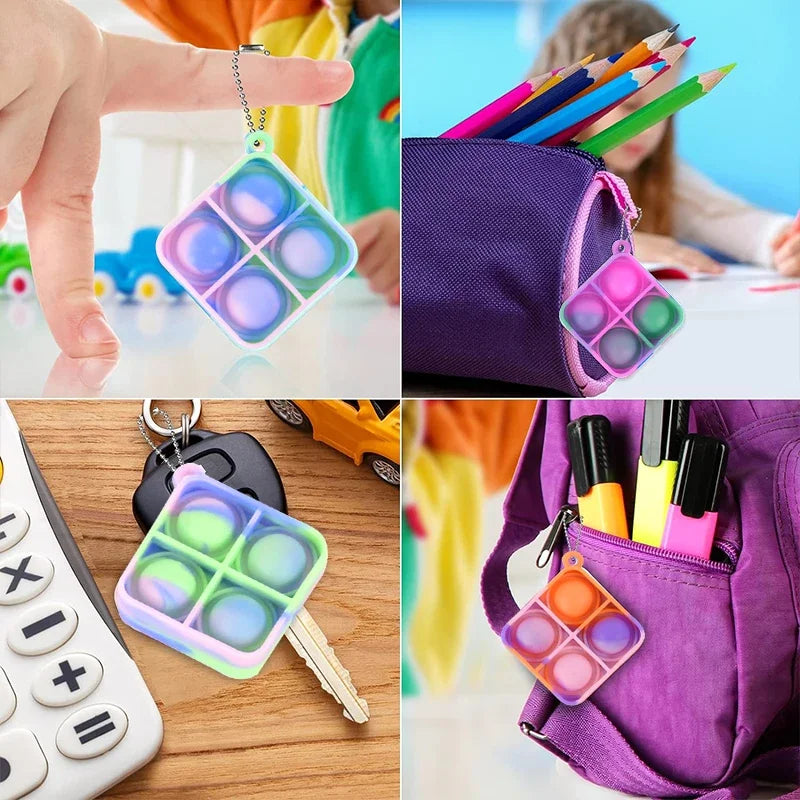 Multipack Mini Pop Keychain Party Favors
