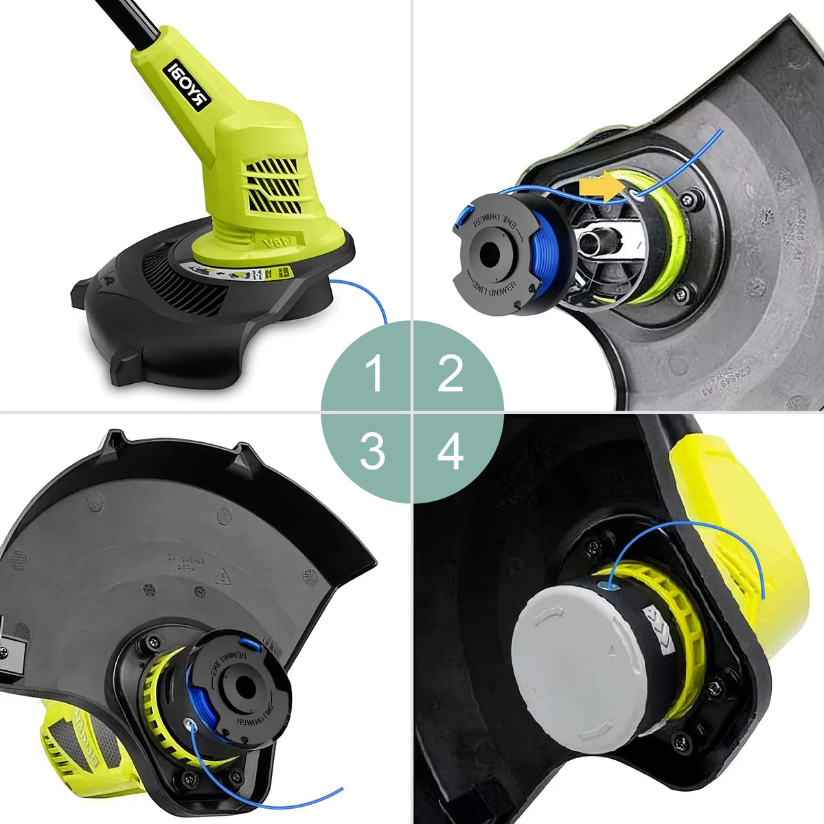 Replacement Trimmer Line & Spool Set for Greenworks