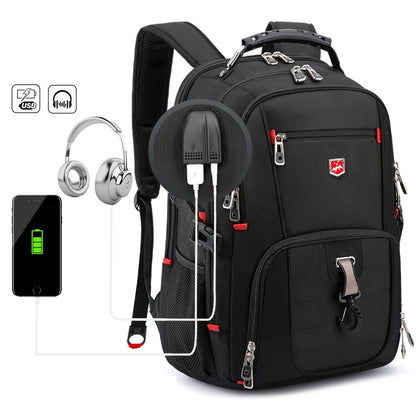 Waterproof 17/20In Swiss-style Large Capacity Backpack