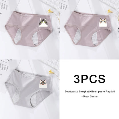 3PCS Large Flow Menstrual Briefs