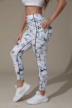 Printed High Waistband Leggings with Pockets
